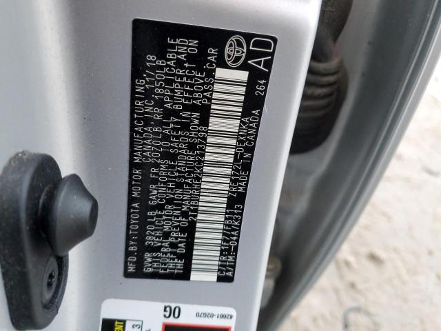 2019 TOYOTA COROLLA L - 2T1BURHE2KC213798