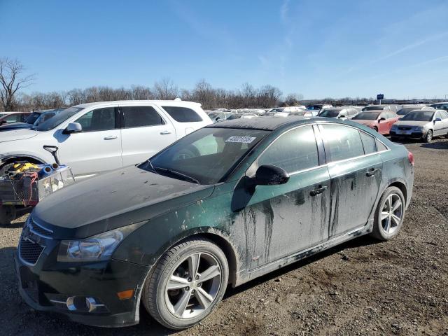 CHEVROLET CRUZE LT 2014 green sedan 4d gas 1G1PC5SB5E7454558 photo #1