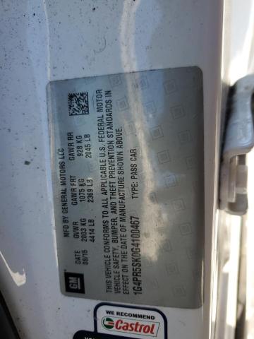 2016 BUICK VERANO CON - 1G4PR5SK0G4100467