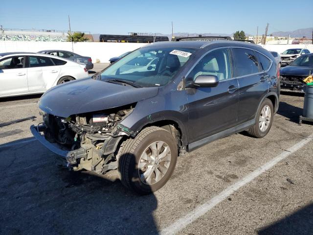 HONDA CR-V EXL 2013 gray  gas 2HKRM3H74DH516837 photo #1