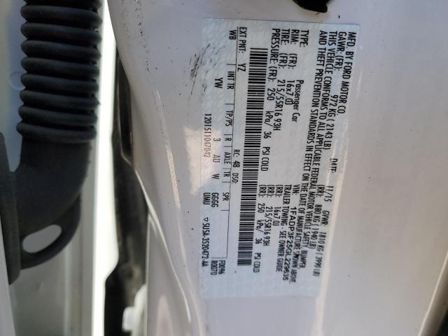 2016 FORD FOCUS SE 1FADP3F25GL229635