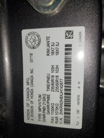 2018 HONDA CR-V EXL - 2HKRW2H8XJH142677
