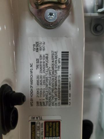 2019 HONDA CR-V EXL - 5J6RW2H81KL036139
