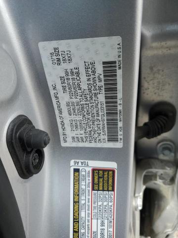 2016 HONDA CRV 5J6RM4H97GL033151