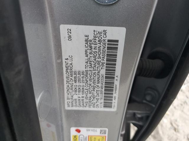 2022 ACURA TLX TECHNO - 19UUB5F48NA005341