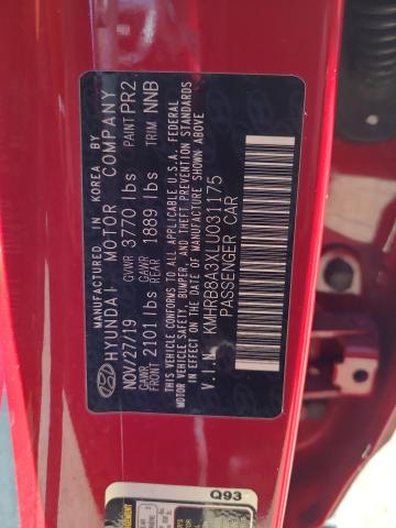 2020 HYUNDAI VENUE SE - KMHRB8A3XLU031175