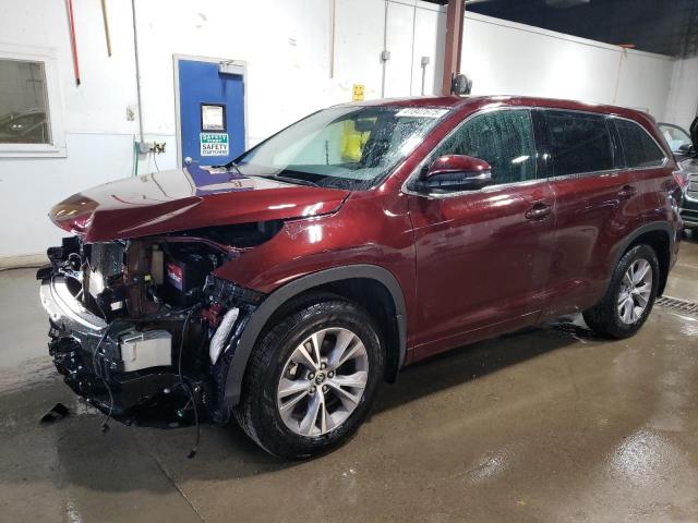 2016 TOYOTA HIGHLANDER LE 5TDBKRFH9GS249649