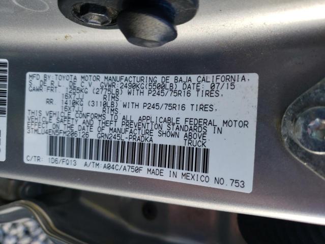 2015 TOYOTA TACOMA DOU - 3TMLU4EN5FM206126
