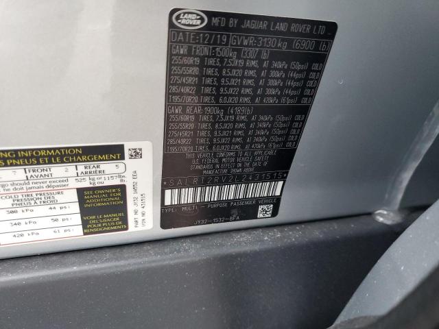 2020 LAND ROVER DISCOVERY SALRT2RV2L2431515