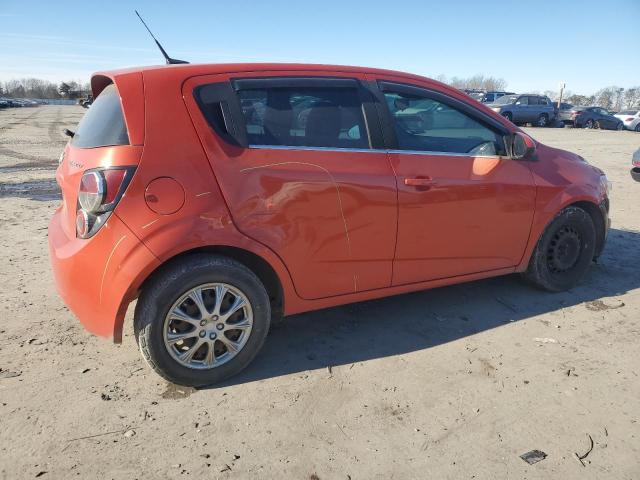 CHEVROLET SONIC LT 2012 orange  gas 1G1JC6SH6C4105276 photo #4