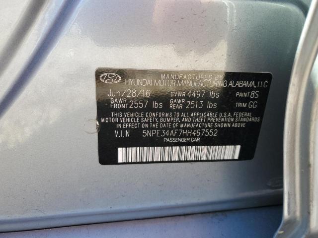 2017 HYUNDAI SONATA SPO - 5NPE34AF7HH467552