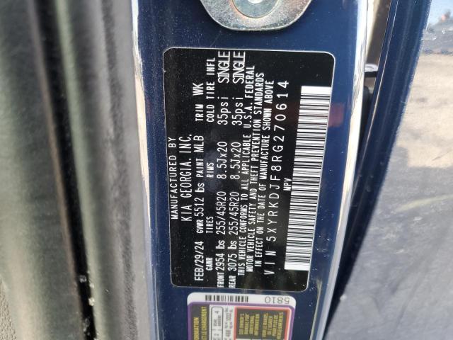 2024 KIA SORENTO SX - 5XYRKDJF8RG270614