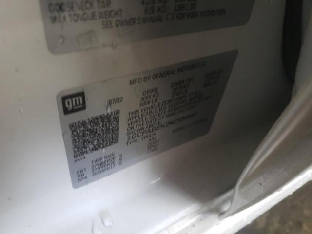 1GCPABEK2NZ584597 2022 CHEVROLET ALL Models