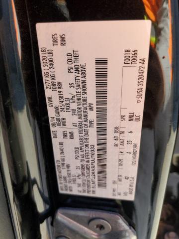2015 LINCOLN MKC 5LMTJ2AHXFUJ10333