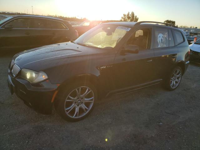 BMW X3 3.0SI 2007 black  gas WBXPC93447WF27769 photo #1