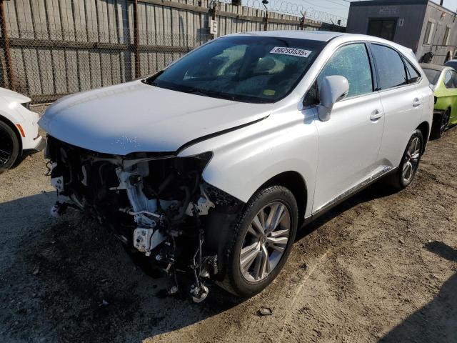 LEXUS RX 450H 2015 white  hybrid engine 2T2ZB1BAXFC003348 photo #1