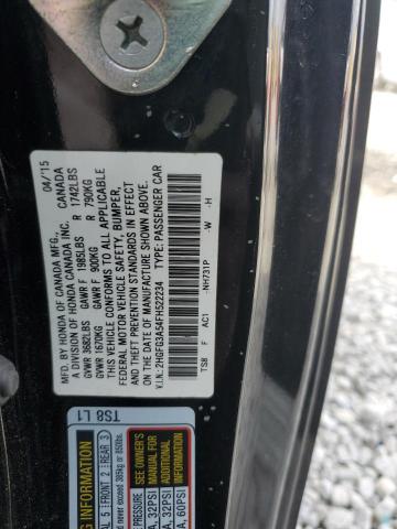 2015 HONDA CIVIC LX - 2HGFG3A54FH522234