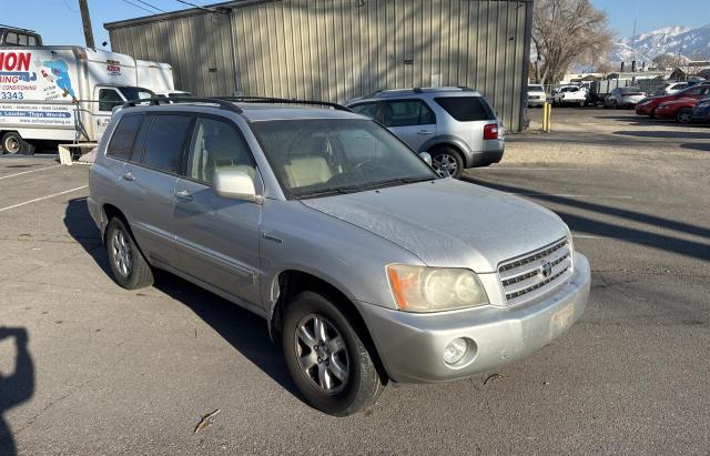 TOYOTA HIGHLANDER 2002 silver 4dr spor gas JTEGF21A920070028 photo #1