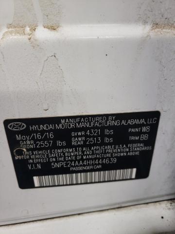 2017 HYUNDAI SONATA ECO - 5NPE24AA4HH444639