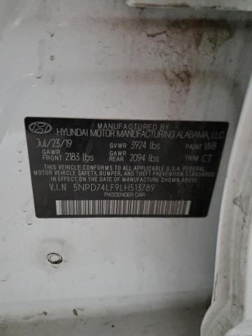 2020 HYUNDAI ELANTRA SE 5NPD74LF9LH513789
