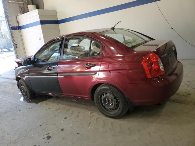 HYUNDAI ACCENT GLS 2009 red  gas KMHCM46C09U291059 photo #3