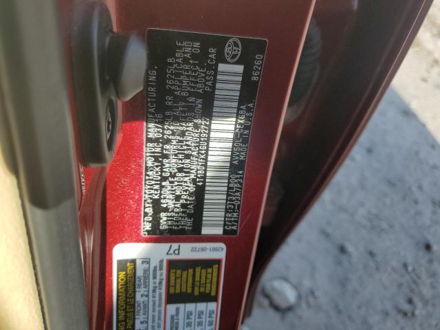 2016 TOYOTA CAMRY HYBR - 4T1BD1FK4GU192727
