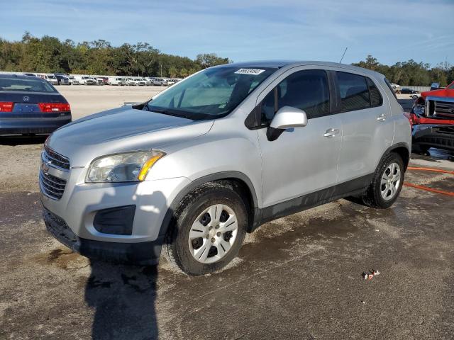 CHEVROLET TRAX LS 2015 silver  gas 3GNCJKSB9FL217795 photo #1