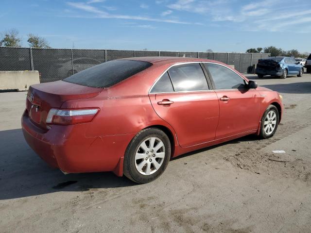 TOYOTA CAMRY HYBR 2007 red  hybrid engine JTNBB46K573027637 photo #4