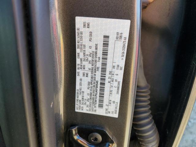 2018 FORD F150 SUPER - 1FTEW1CP8JKF00545