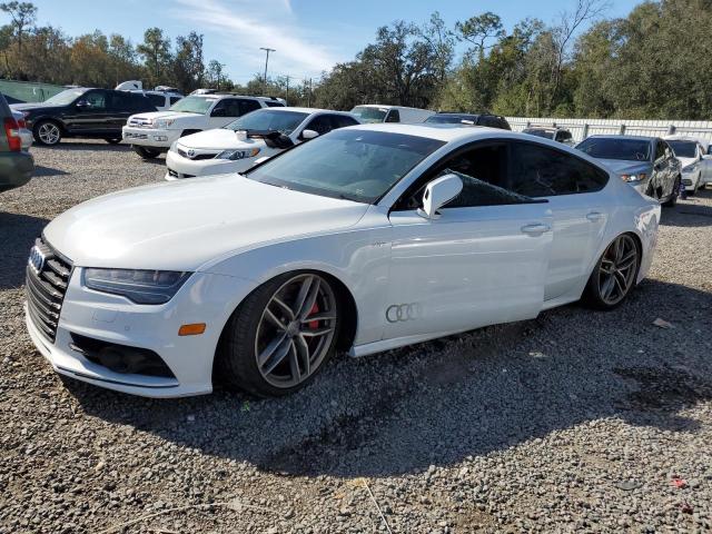 AUDI S7 PREMIUM 2018 white  gas WAUWFAFC2JN013219 photo #1