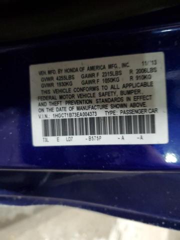 2014 HONDA ACCORD #3279500276