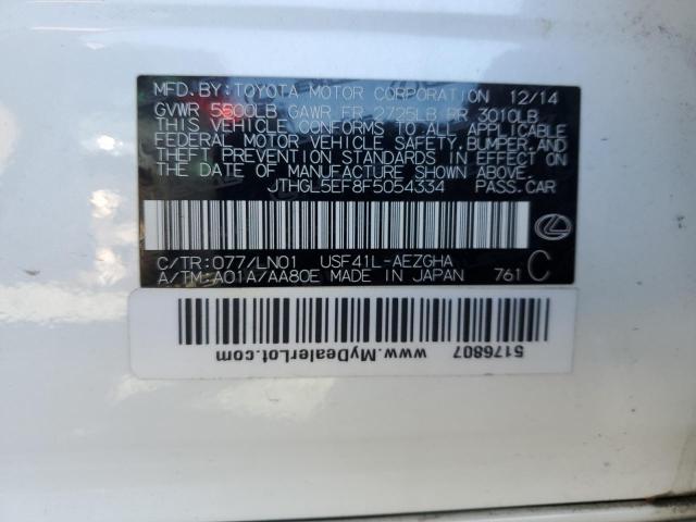 2015 LEXUS LS 460L JTHGL5EF8F5054334