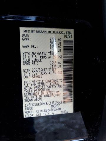 2023 NISSAN FRONTIER S - 1N6ED1EK0PN636261