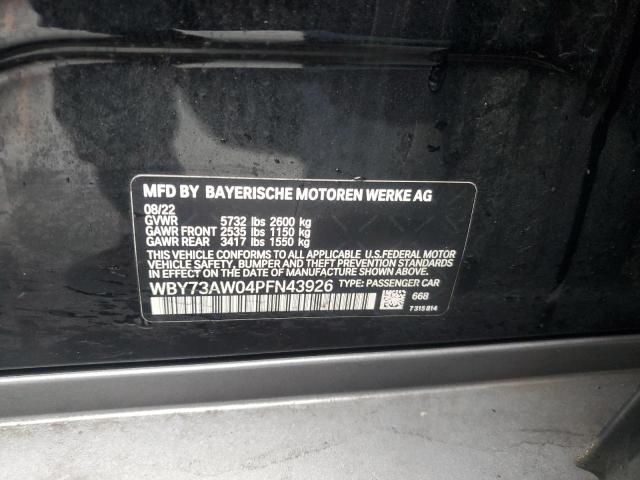 2023 BMW I4 EDRIVE WBY73AW04PFN43926