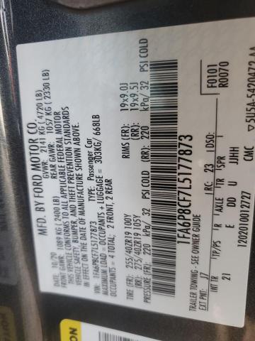 2020 FORD MUSTANG GT 1FA6P8CF7L5177873