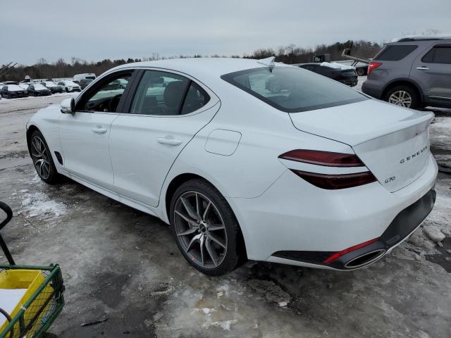 GENESIS G70 BASE 2025 white  gas KMTG34SC9SU153588 photo #3