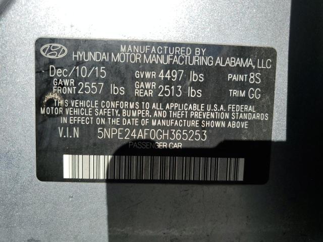 2016 HYUNDAI SONATA SE - 5NPE24AF0GH365253