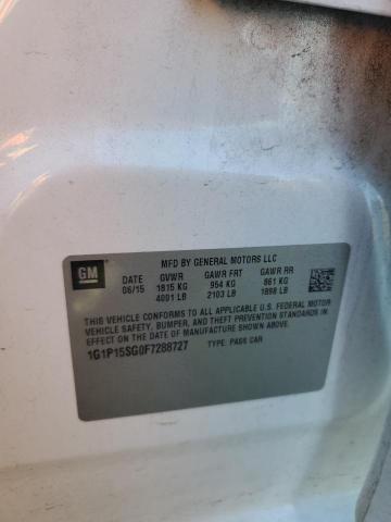 2015 CHEVROLET CRUZE L 1G1P15SG0F7288727