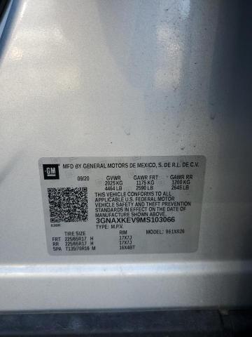 2021 CHEVROLET EQUINOX LT - 3GNAXKEV9MS103066