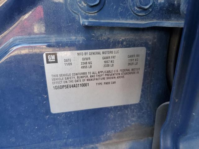 2010 CADILLAC CTS PREMIU - 1G6DP5EV4A0116661