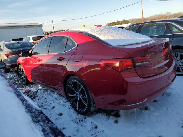 ACURA TLX TECH 2018 red  gas 19UUB1F57JA000899 photo #3