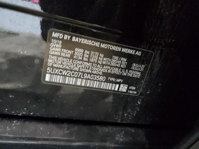 2020 BMW X7 XDRIVE4 - 5UXCW2C07L9A03580