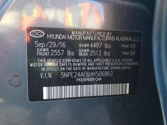 2017 HYUNDAI SONATA SE - 5NPE24AF6HH506862