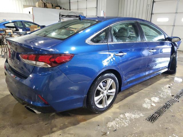 HYUNDAI SONATA LIM 2019 blue  gas 5NPE34AF7KH795447 photo #4