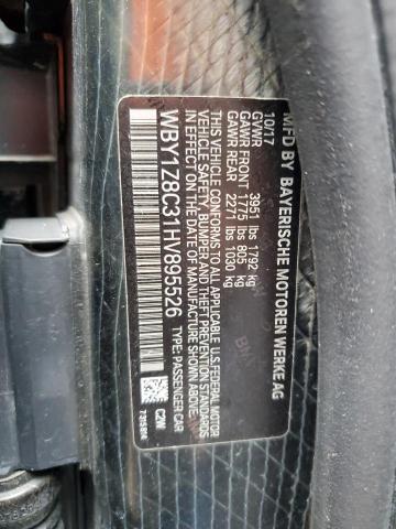 2017 BMW I3 REX WBY1Z8C31HV895526