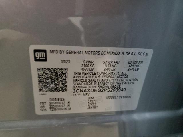 2023 CHEVROLET EQUINOX LT - 3GNAXUEG2PS200949