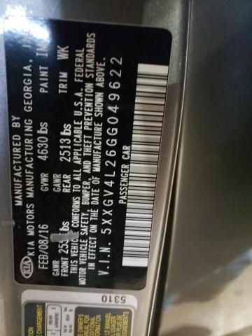 2016 KIA OPTIMA SXL 5XXGV4L26GG049622