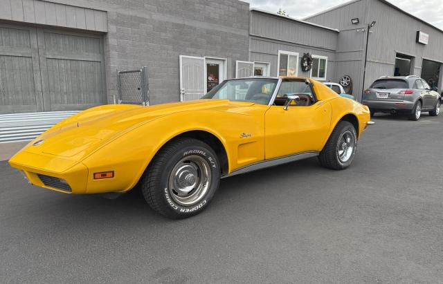 CHEVROLET CORVETTE 1973 yellow   1Z37J3S429403 photo #3