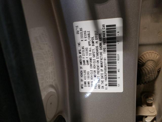 2016 HONDA ACCORD EXL 1HGCR2F89GA007191