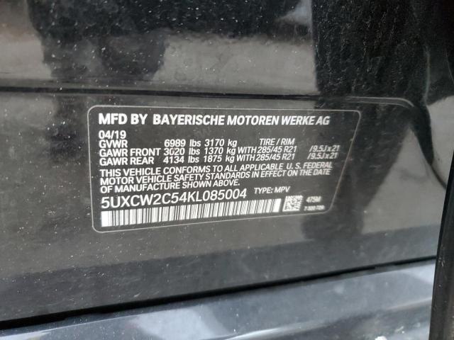 2019 BMW X7 XDRIVE4 - 5UXCW2C54KL085004